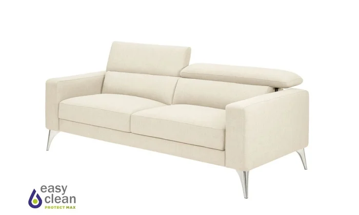 Sofá 3 cps MILO Easy Clean - Beige en Beige - Sillones y sofás, Uruguay | Finkel
