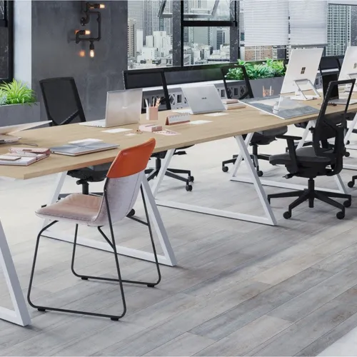 Plataforma doble linea Nobile | 25684 en Madera natural - Escritorios, Uruguay | World Vigo