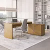 Escritorio esquinero Dover - Roble en Beige - Escritorios y sillas de escritorio, Uruguay | NYR, vista 1 de 4