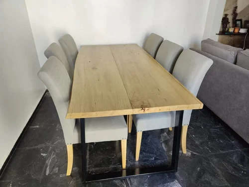 Juego Comedor Industrial 180x90 6 Sillas Vestir Ozark A Eleccion en Multicolor - Mesas de comedor, Uruguay | Ozark Home, vista 10
