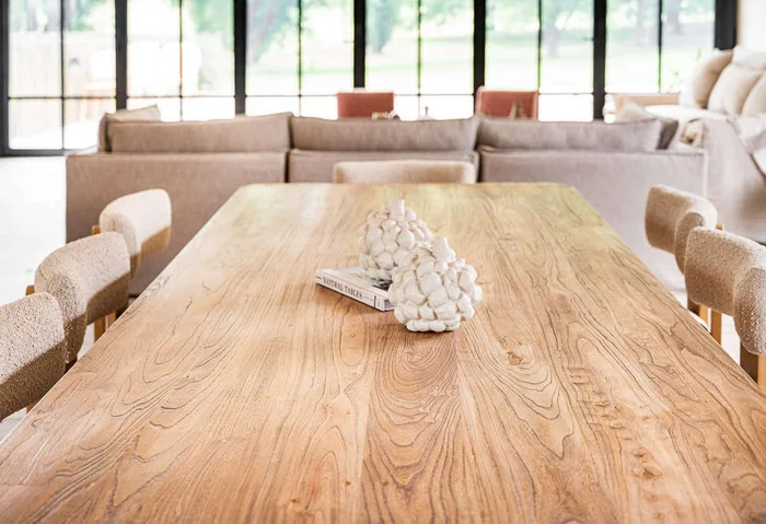 MESA COMEDOR ATHENA - 3.00 X 1.00 MTS en Madera natural - Mesas de comedor, Uruguay | La Iberica, vista 14