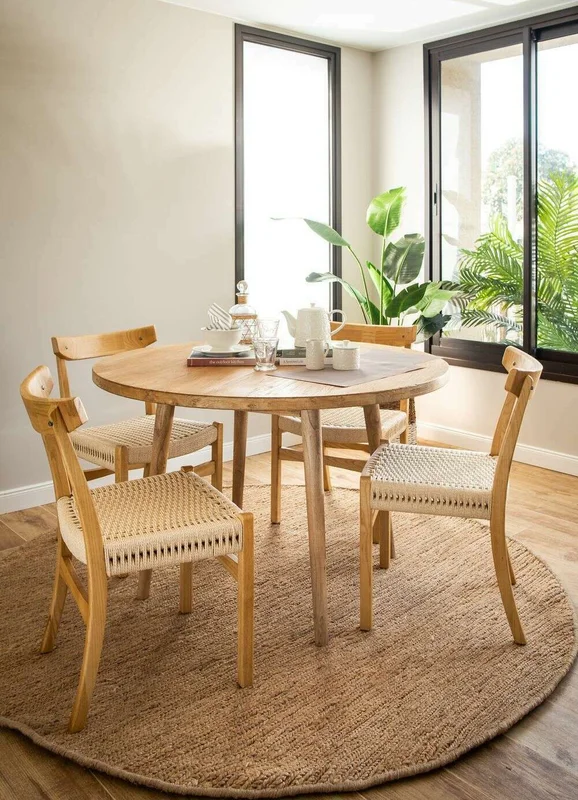 MESA COMEDOR NORDICA - OLMO NATURAL - 1.20 MTS en Madera natural - Mesas de comedor, Uruguay | La Iberica, vista 14