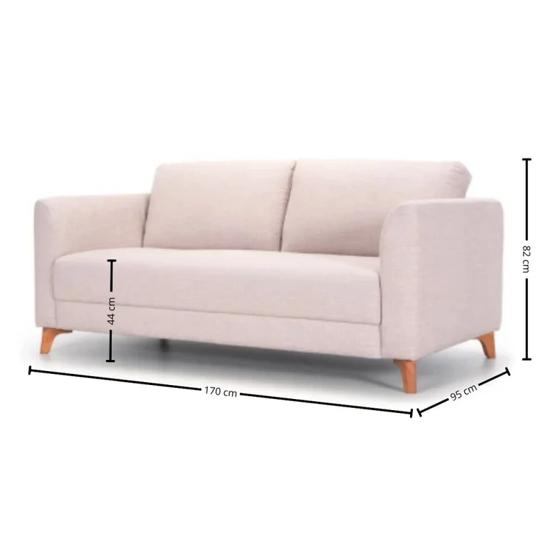 Sofá Brenta - Tela Aquaclean Sustentable - 2 cuerpos - A fabricar en Patrón - Sillones y sofás, Uruguay | Nyr, vista 4