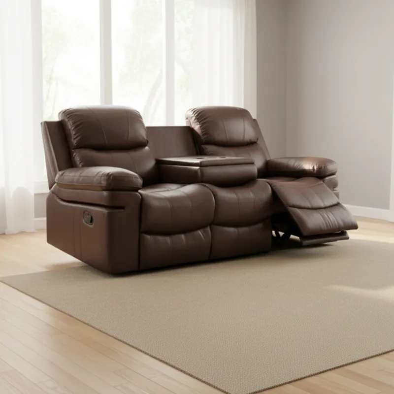 Sillón Reclinable 3 Cuerpos Pu Marron Mr2138 Choc. en CHOC. - Sillones y sofás, Uruguay | Divino