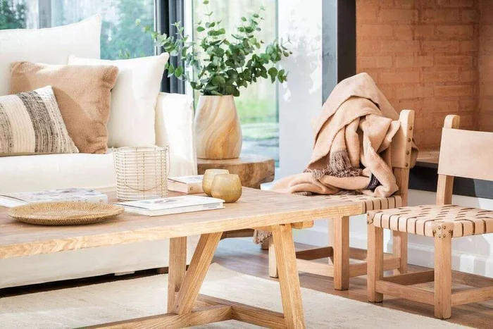 MESA SIERRA - 1.50 X 0.80 en Madera natural - Mesas de living, Uruguay | La Iberica, vista 10