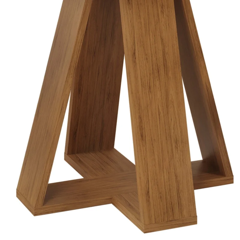 Mesa de Comedor Redonda - Linea Celeste Milán - Blanca en Beige - Mesas de comedor, Uruguay | Rústico Hogar, vista 4