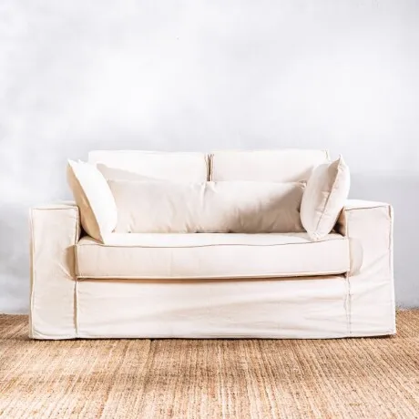 Sillón Garda 2 Cuerpos Crudo en Beige - Sillones y sofás, Uruguay | Aihaus