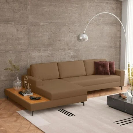Sillon con chaise Loft en Marrón - Sillones y sofás, Uruguay | La Cueva Muebles, vista 8