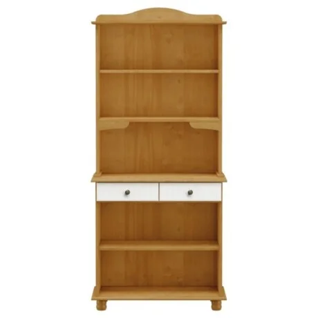 Cristalero 4 Puertas Línea Rubi Combinad - Blanco/natural en Madera natural - Aparadores y recibidores, Uruguay | Aihaus, vista 2