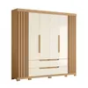 Ropero 6 puertas 4 cajones - Doble Casal - Beige en Beige - Roperos y placares, Uruguay | Rústico Hogar, vista 2 de 5
