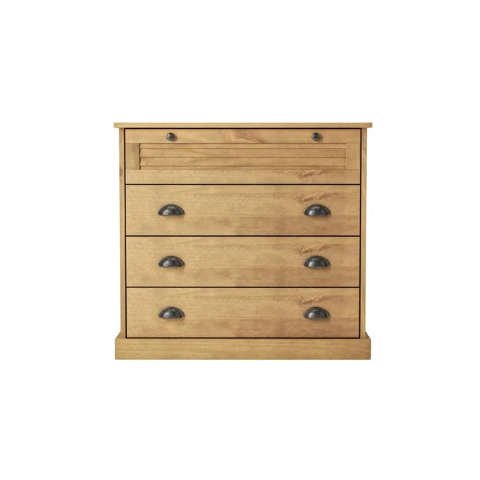 Cómoda 4 cajones - Línea Oslo - Natural en Madera natural - Cómodas, Uruguay | Ecowood, vista 3