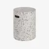 Reposapiés exterior Jenell terrazo - blanco Ø 35 cm en Blanco - Mesas de arrimo, Uruguay | Kavehome, vista 1 de 6