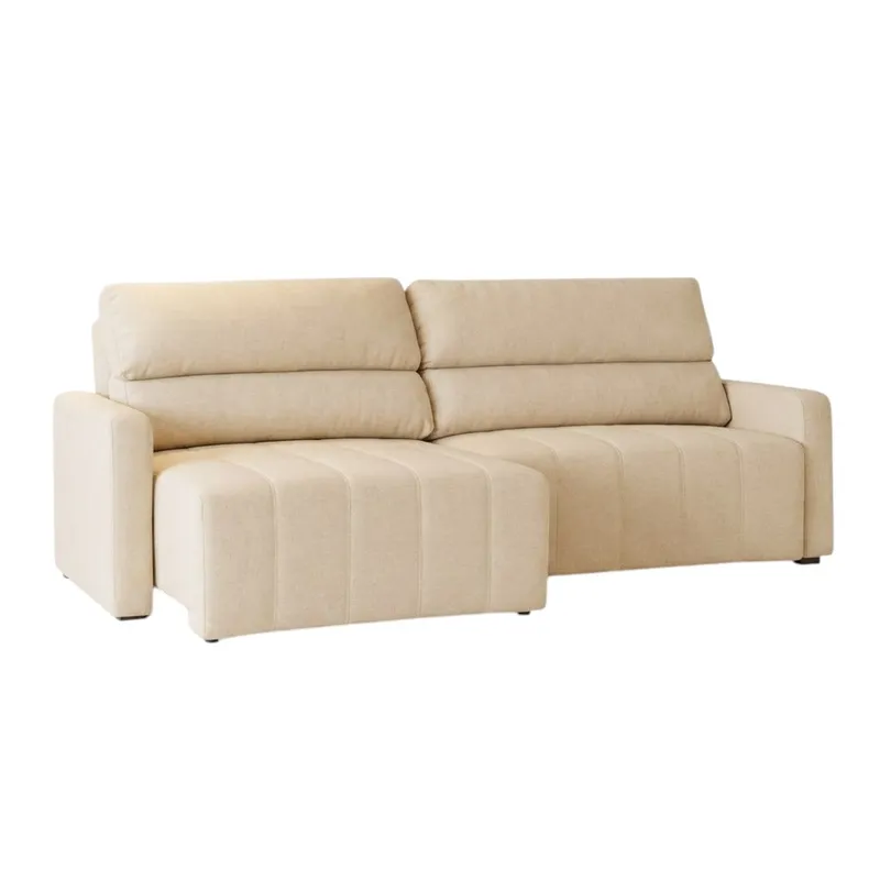 Sofá Havai Extensible Reclinable – Beige – 3 Cuerpos en Beige - Sillones y sofás, Uruguay | Berna home