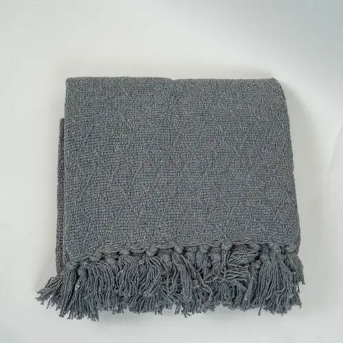 Manta Roma - Gris Melange en Gris - Textiles, Uruguay | Indian