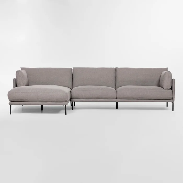 Sofá con chaise COSTA GRIS IZQUIERDO - Sillones y sofás, Uruguay | Viasono, vista 2