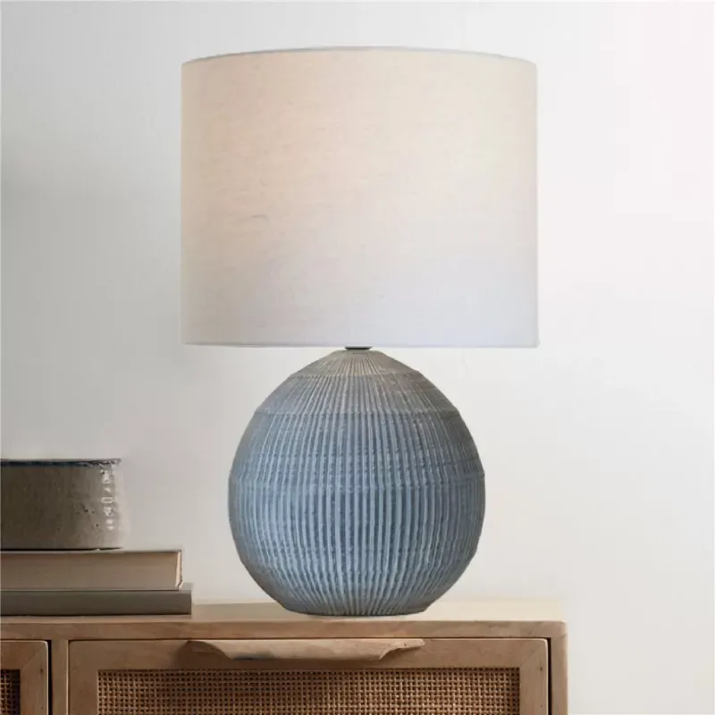 Lámpara de mesa - Cerámica en Gris - Decoración, Uruguay | Concetto Casa
