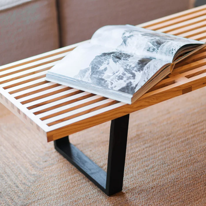 Mesa baja Nelson Bench - Black en Madera natural - Mesas de living, Uruguay | Samic, vista 2