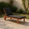 Almohadón Exterior Poliester Gris Soleil en Negro - Muebles para el exterior, Uruguay | Divino, vista 1 de 2