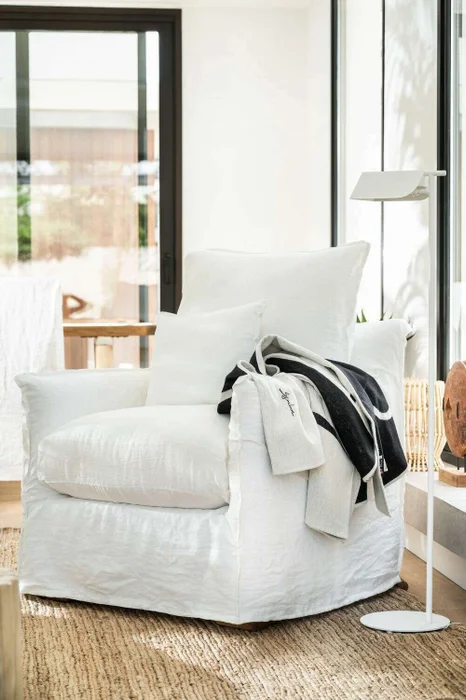 SILLON ALMA LINO BLANCO - 1 CUERPO en Blanco - Sillones y sofás, Uruguay | La Iberica, vista 18