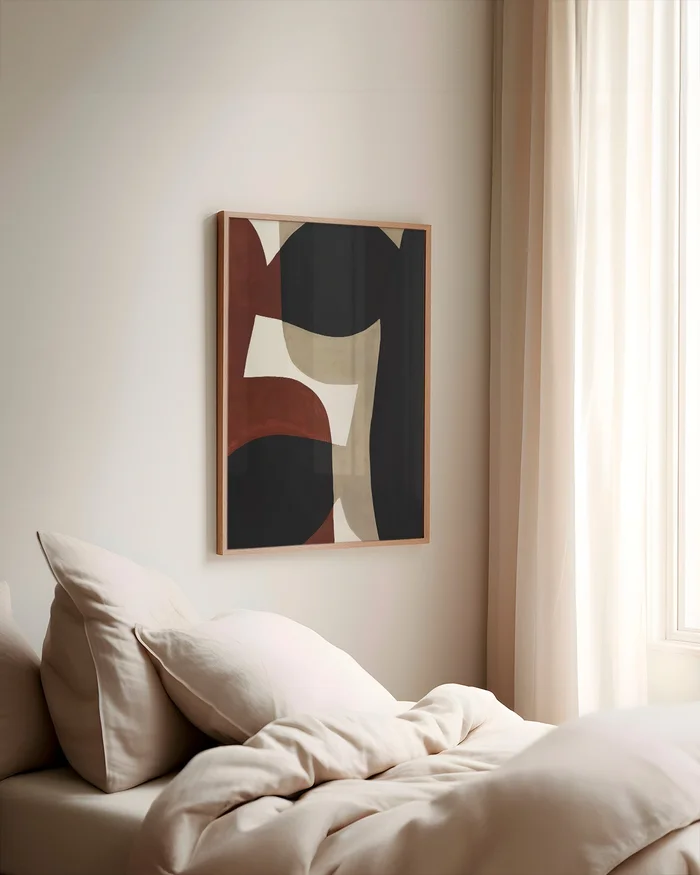 Abstractos Neutros - Serie N.09 en Multicolor - Láminas, Uruguay | La Cuadrería, vista 2