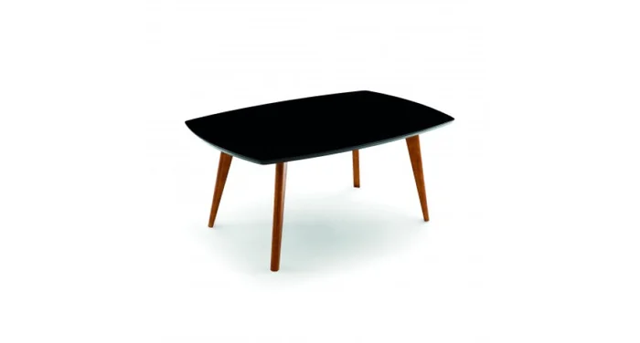 MESA DE COMEDOR MADERA CLARA C/VIDRIO 4MM en Negro - Mesas de comedor, Uruguay | Champagne Home