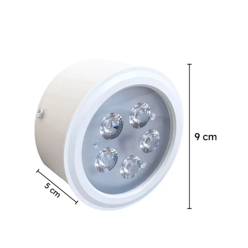 Luminaria Roma Exterior 5W Blanco en Blanco - Lámparas colgantes, Uruguay | Serlux, vista 7