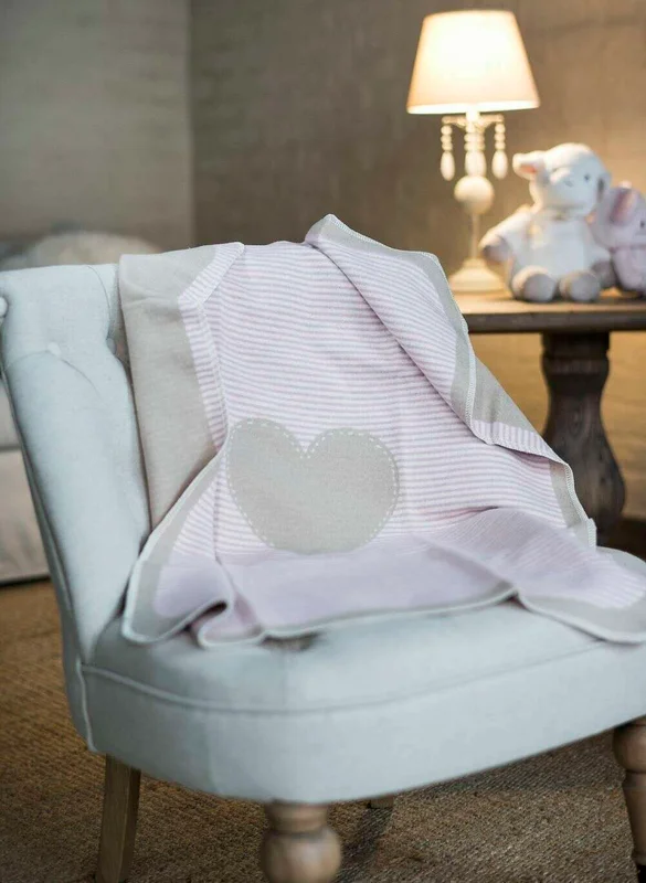 MANTA AUSTRIACA KIDS - CORAZON ROSA - Textiles, Uruguay | La Iberica, vista 6