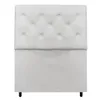 Respaldo Cabecera Luxo 1 plaza y media - PU Símil Cuero en Negro - Respaldos de cama, Uruguay | Delta Center, vista 2 de 2