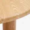 Mesa redonda Mailen - en chapa de fresno con acabado natural Ø 120 cm en Madera natural - Mesas de comedor, Uruguay | Kavehome, vista 4 de 8
