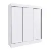 Ropero Placard 3 Puertas Corredizas 2 Cajones Dormitorio (Blanco) en Blanco - Roperos y placares, Uruguay | Soy Hogar, vista 3 de 6