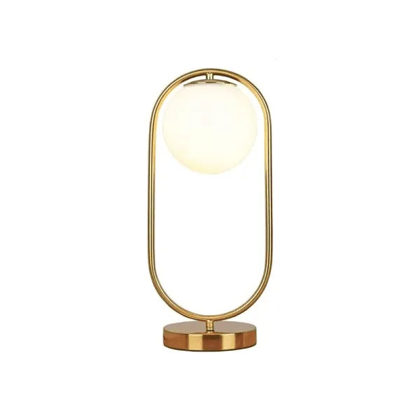 Lampara de Mesa Oporto (Dorado) - Lámparas de mesa, Uruguay | Casa Brava
