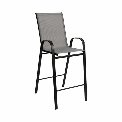 Banqueta textilina de Jardín - Gris en Gris - Muebles para el exterior, Uruguay | Rústico Hogar