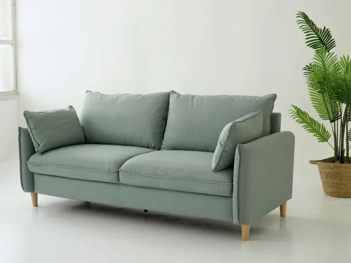 Sofá 3 cps OSLO - Menta en Verde - Sillones y sofás, Uruguay | Finkel, vista 5