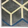 Alfombra Supreme 1.50 x 2.00mts - Trapecio en Azul, Gris - Textiles, Uruguay | Champagne Home, vista 3 de 4