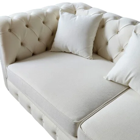 Sillon 3 cuerpos Chester en Blanco - Sillones y sofás, Uruguay | La Cueva Muebles, vista 17