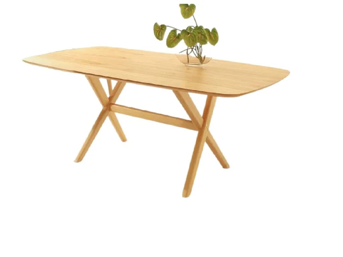 Mesa de Comedor ELLY 1.35m en Madera natural - Mesas de comedor, Uruguay | Finkel
