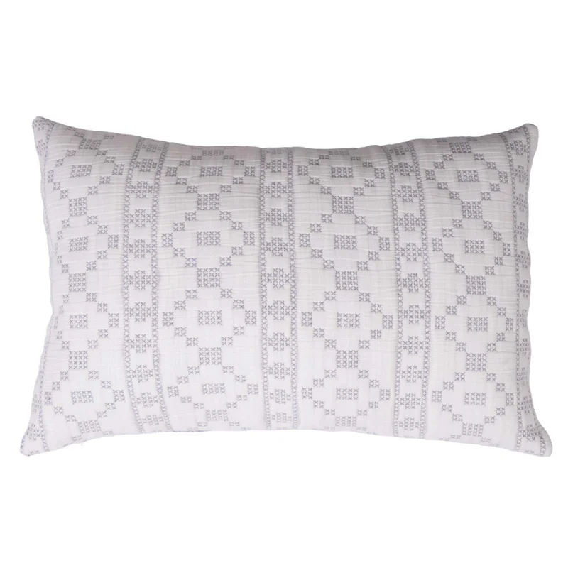 Almohadón Stripe Jacquard Jacquard Cross - Textiles, Uruguay | Divino, vista 3