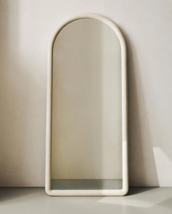 ESPEJO PIE ARCO MADERA en Madera natural - Espejos, Uruguay | Zara Home
