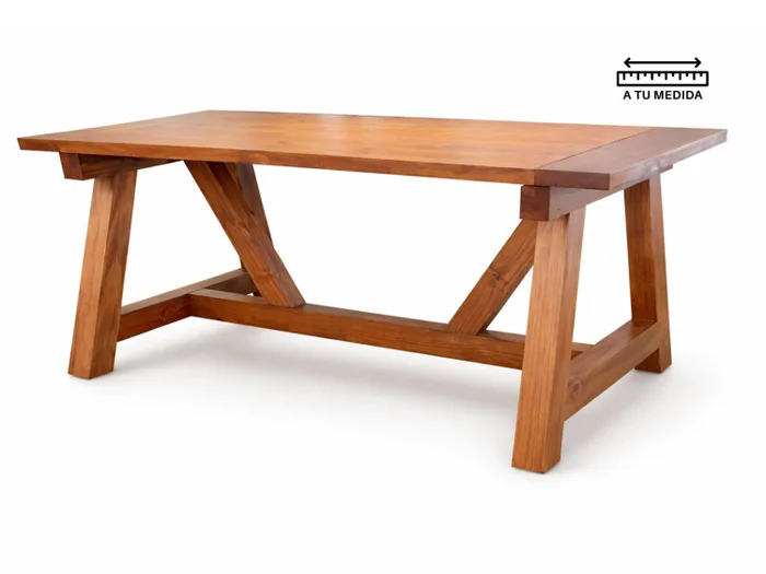 Mesa de Comedor de CAMPO 1.60m en Marrón - Mesas de comedor, Uruguay | Finkel, vista 2