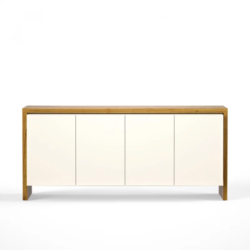 Aparador Buffet NORD 1.8 - Linea Manhattan - Off White / Cinamomo en Multicolor - Aparadores y recibidores, Uruguay | Rústico Hogar, vista 4