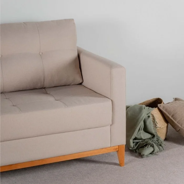 Sofá Torino - 3 cuerpos en Beige - Sillones y sofás, Uruguay | Fábrica Italiana, vista 3