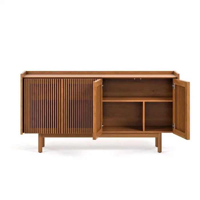 Aparador Buffet Dune Ripiado 1.6 - Línea Nevada - Marrón en Madera natural - Mesas de arrimo, Uruguay | Ecowood, vista 4