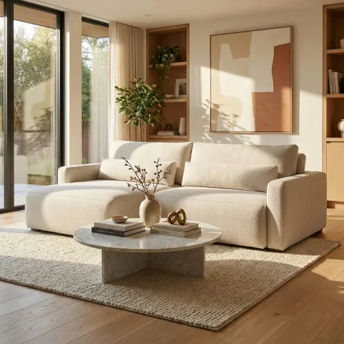 Sillón 3 Cuerpos - Leclerc - 2.4 en Beige - Sillones y sofás, Uruguay | Ecowood
