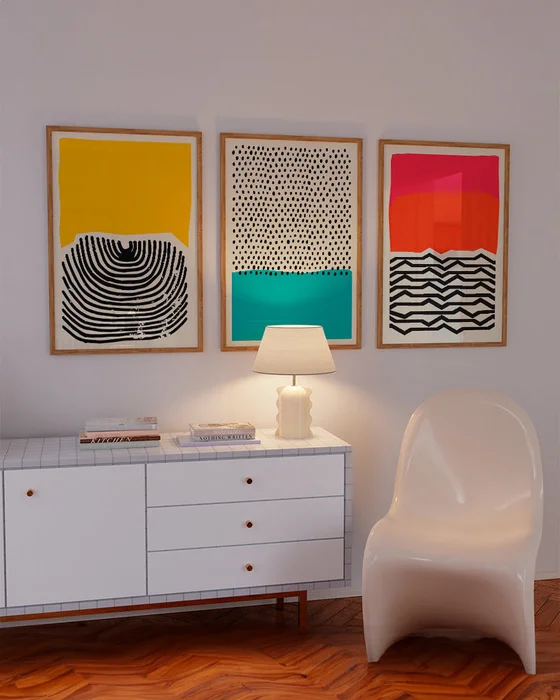 Bauhaus - Colorful N.02 en Multicolor - Láminas, Uruguay | La Cuadrería, vista 2