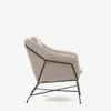 Butaca Brida - beige y patas de acero con acabado negro en Beige - Butacas, banquetas y puffs, Uruguay | Kavehome, vista 7 de 9