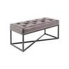 Banco Crossover gris negro 90x40cm en Gris - Butacas, banquetas y puffs, Uruguay | Koz, vista 1 de 4