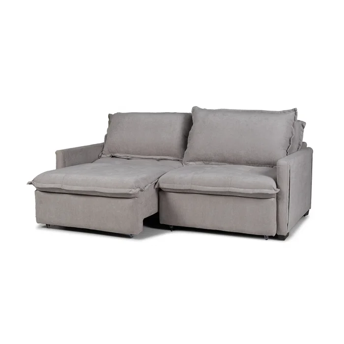 Sofá Cama Oliver - Tela Microfibra - 12074 (Ceniza) en Gris - Sillones y sofás, Uruguay | NYR, vista 3