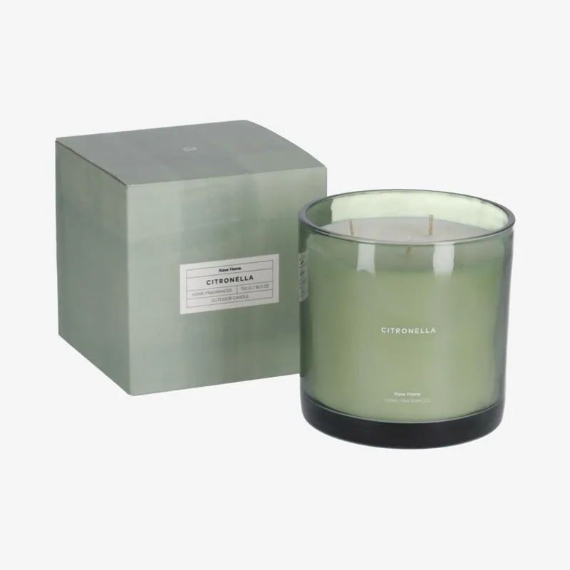Vela aromática Citronella verde 750 gr en Verde - Velas y Portavelas, Uruguay | Kavehome