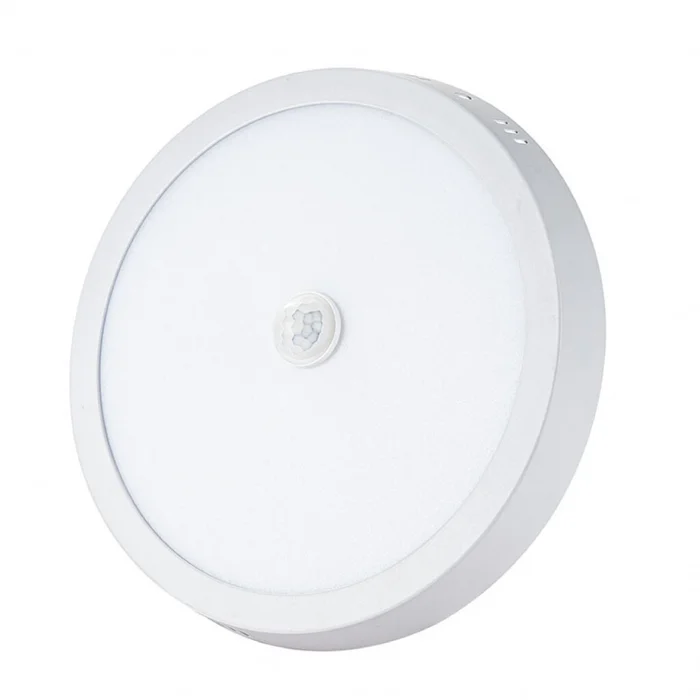 Panel Led Con Sensor de Movimiento Y Fotocélula 18W Calido en Blanco - Lámparas colgantes, Uruguay | Serlux