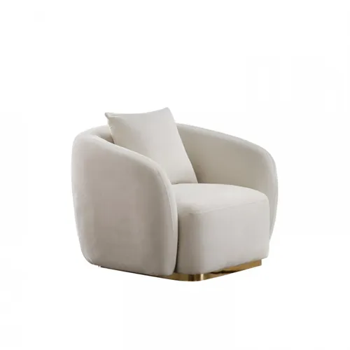 Sillon Alessio - 1 Cuerpo - Tela en Blanco - Sillones y sofás, Uruguay | Rústico Hogar